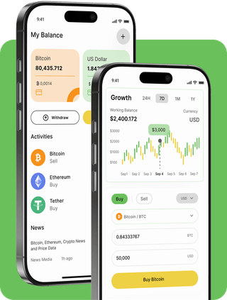 Crypto Boursivo trading platform with live market data
